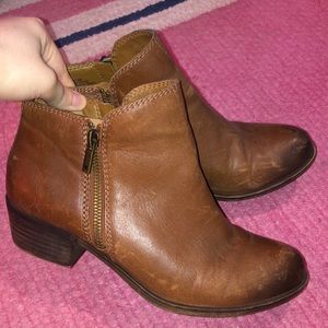 Lucky Brand leather booties